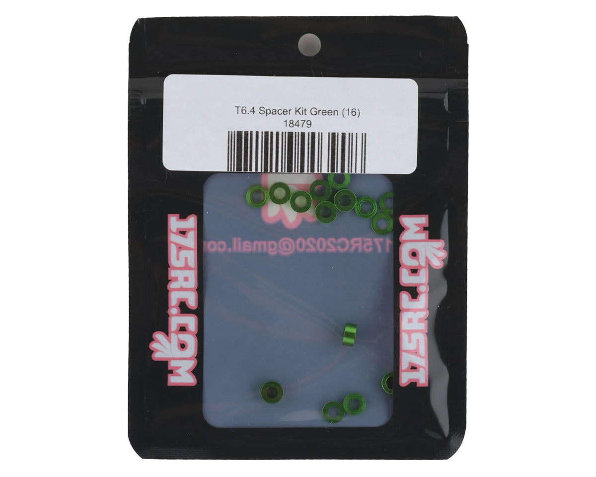 175RC T6.4 Spacer Kit (Green) (16)