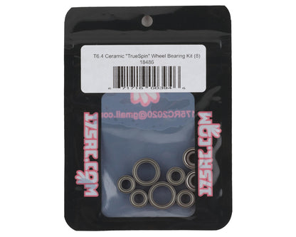 175RC T6.4 Ceramic "TrueSpin" Wheel Bearing Kit (8)