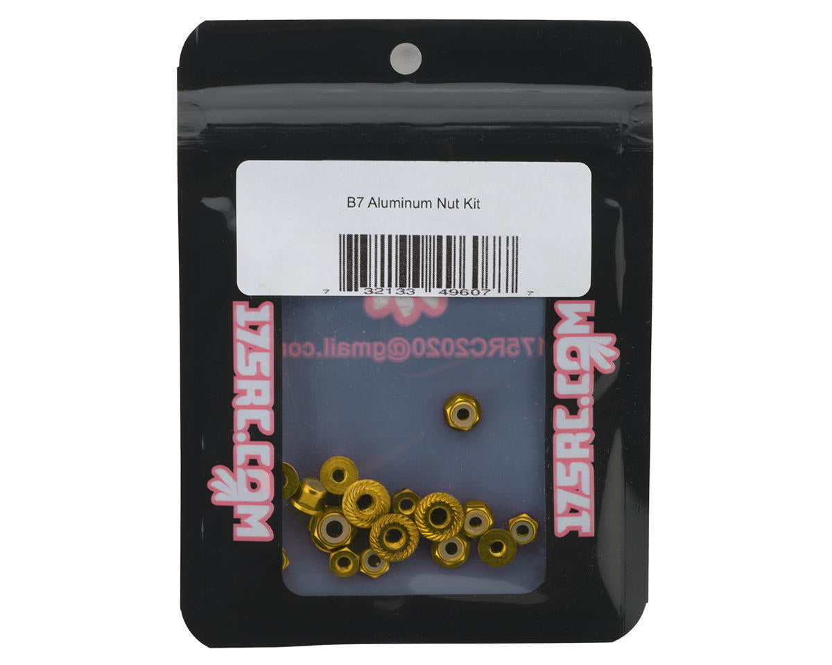 175RC RC10 B7 Aluminum Nuts Kit (Gold)