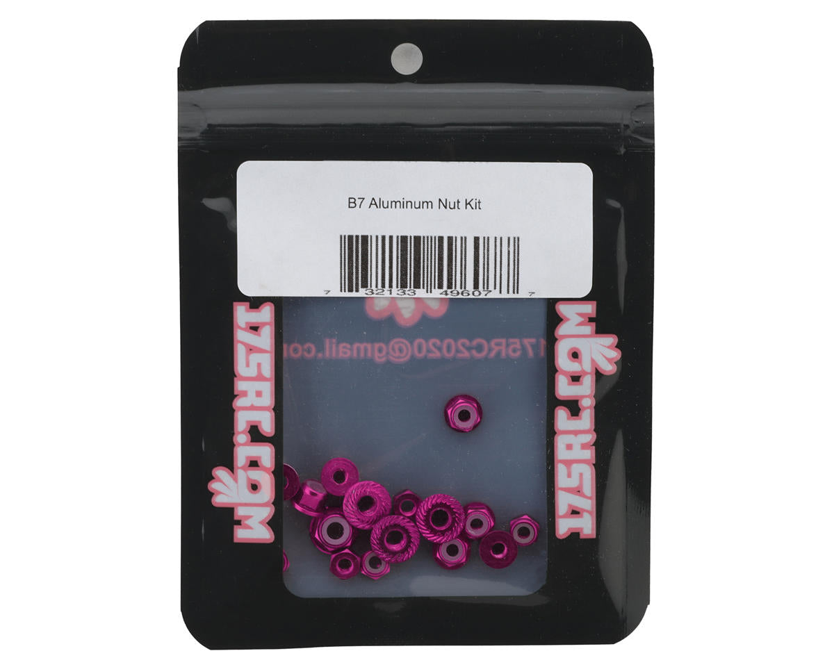 175RC RC10 B7 Aluminum Nuts Kit (Pink)