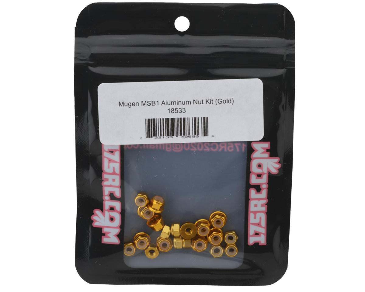 175RC Mugen MSB1 Aluminum Nut Kit (Gold)
