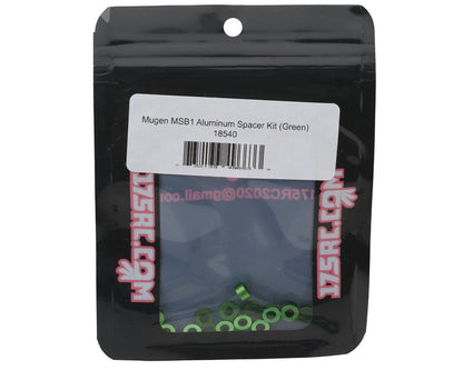 175RC Mugen MSB1 Aluminum Spacers Kit (Green)