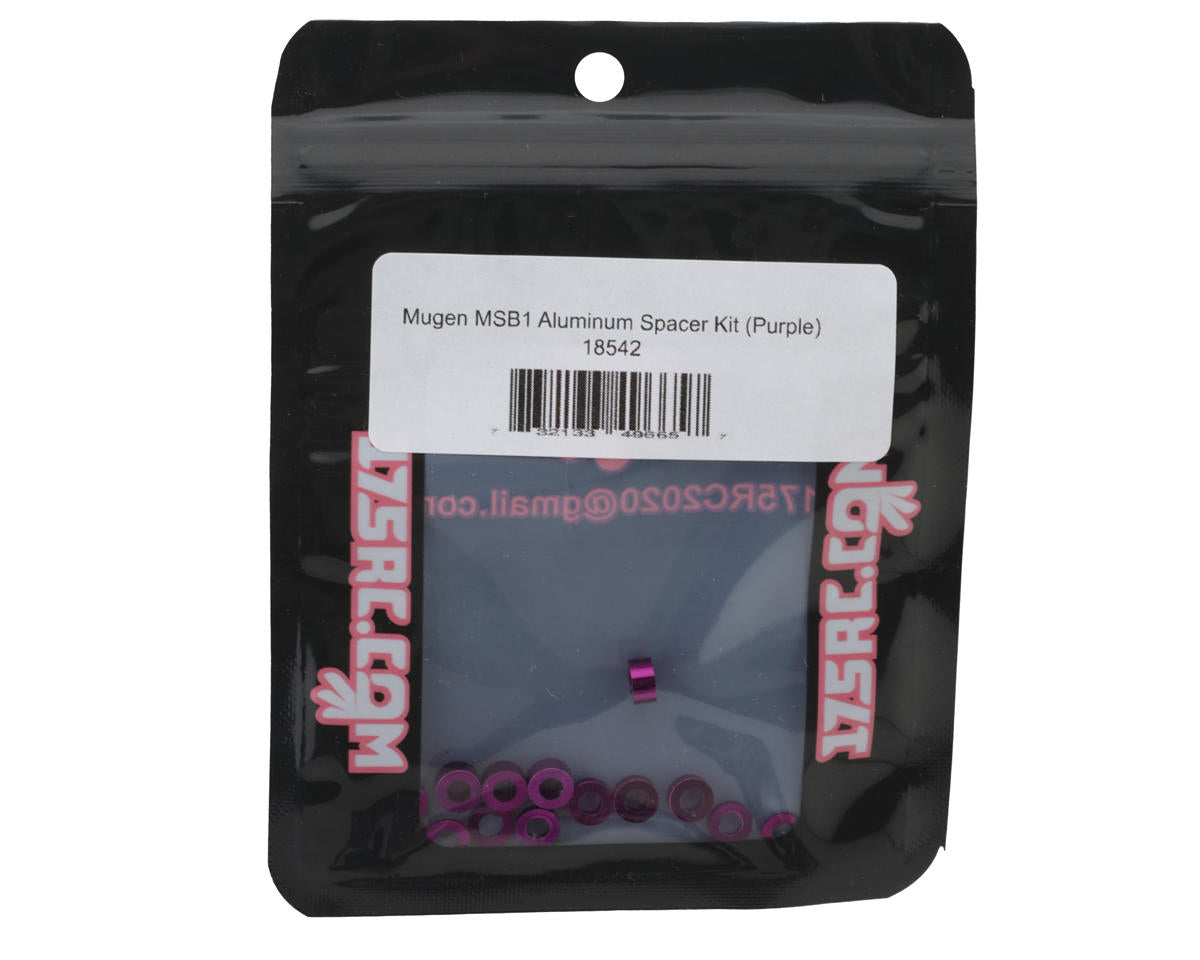 175RC Mugen MSB1 Aluminum Spacers Kit (Purple)