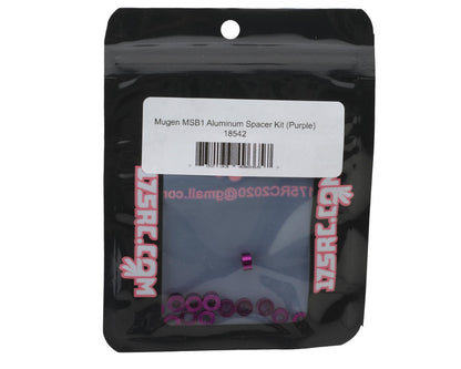 175RC Mugen MSB1 Aluminum Spacers Kit (Purple)