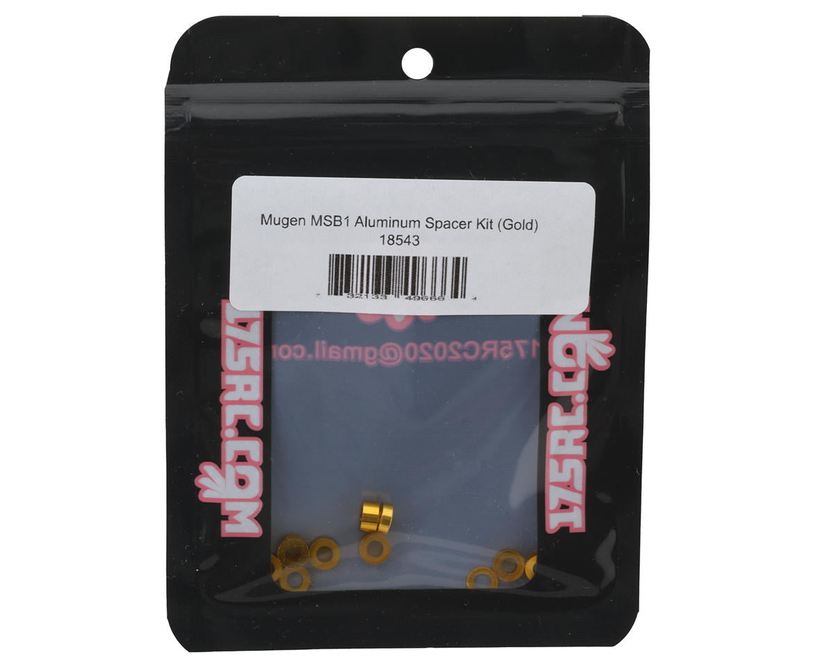175RC Mugen MSB1 Aluminum Spacers Kit (Gold)