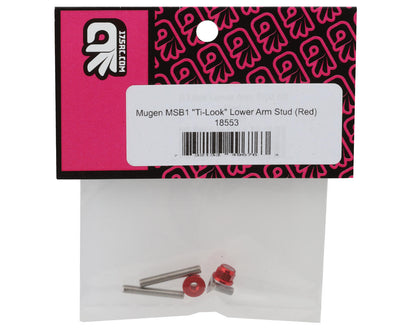 175RC Mugen MSB1 Stainless Steel "Ti-Look" Lower Arm Studs Set