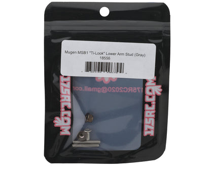 175RC Mugen MSB1 Stainless Steel "Ti-Look" Lower Arm Studs Set