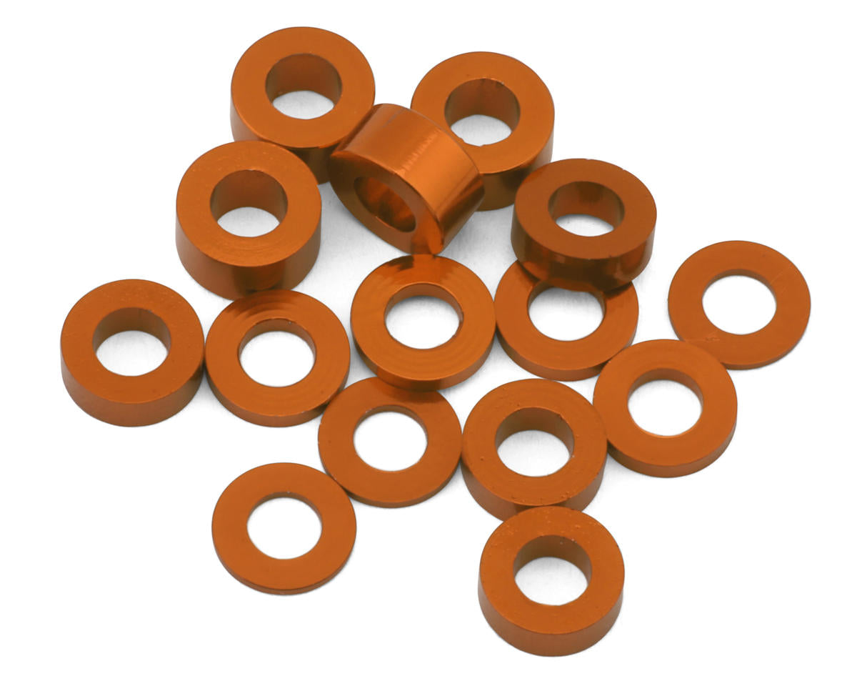 175RC Team Associated RC10B74.2D CE Aluminum Spacers Kit (Orange)