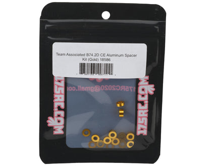 175RC Team Associated RC10B74.2D CE Aluminum Spacers Kit (Gold)