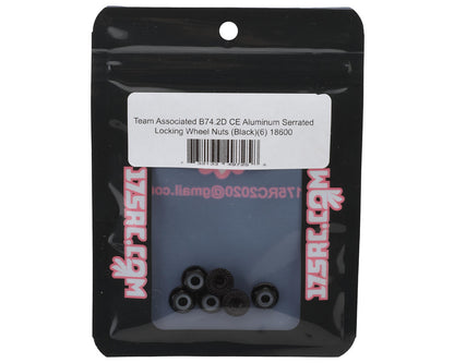 175RC Team Associated RC10B74.2D CE Aluminum Serrated Locking Wheel Nuts