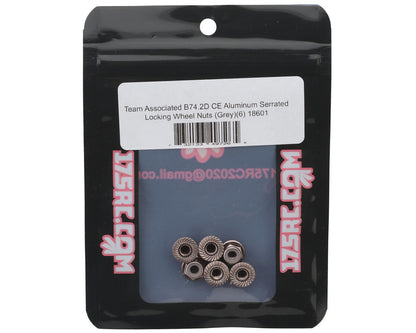 175RC Team Associated RC10B74.2D CE Aluminum Serrated Locking Wheel Nuts