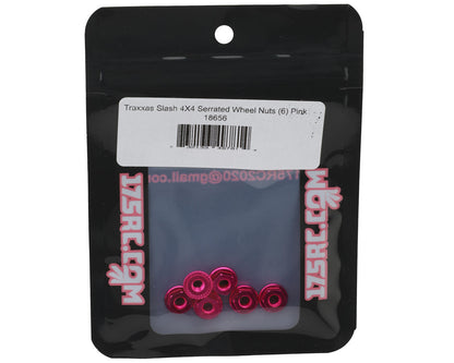 175RC Serrated Wheel Nuts for Traxxas® Slash® (6) (Pink)