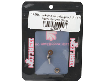 175RC Yokomo RookieSpeed RS1.0 Motor Screws (Grey) (2)