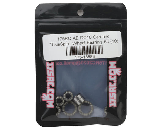 175RC DC10 Ceramic "TrueSpin" Wheel Bearing Kit (8)
