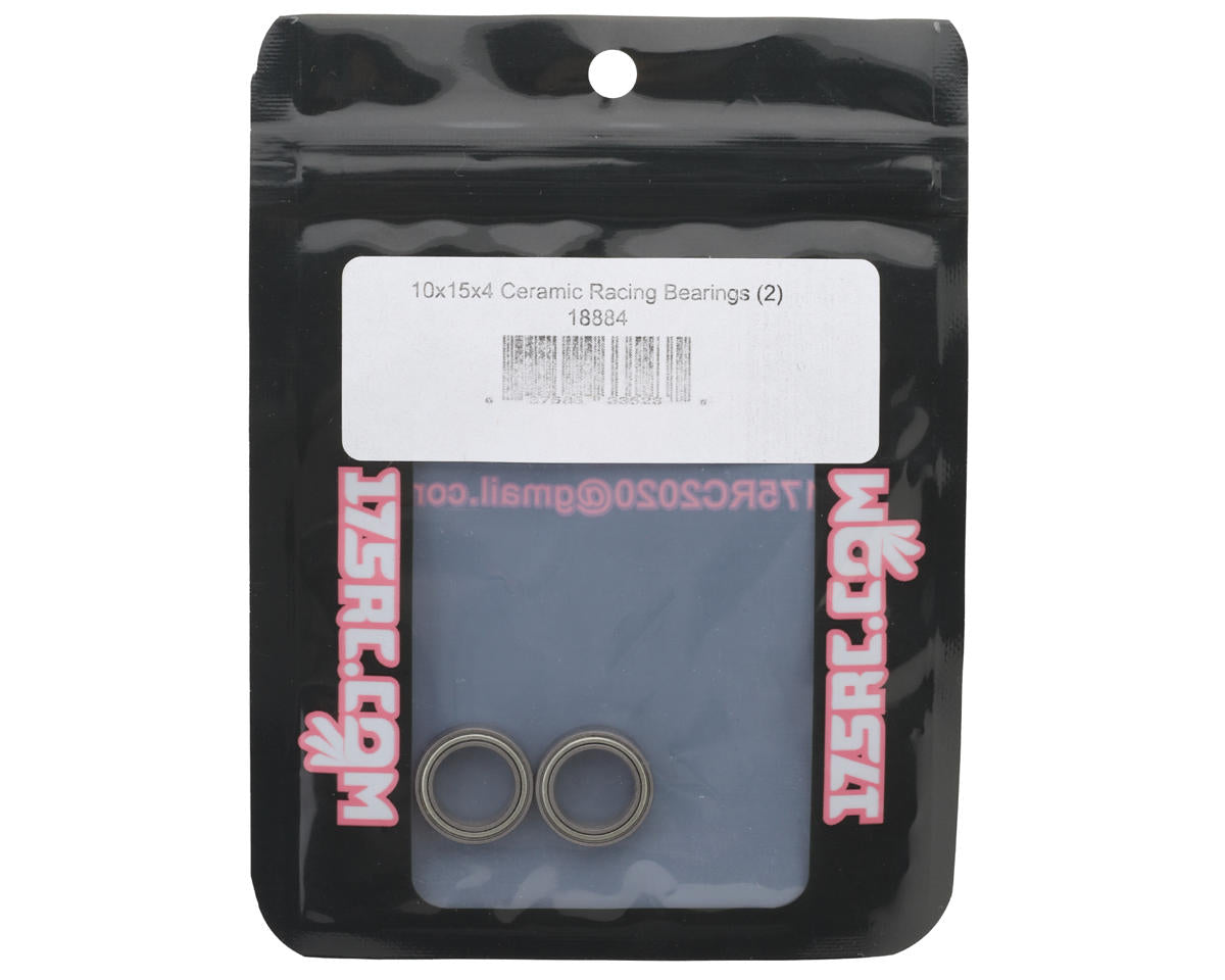 175RC 10x15x4mm Ceramic Racing Bearings (2)