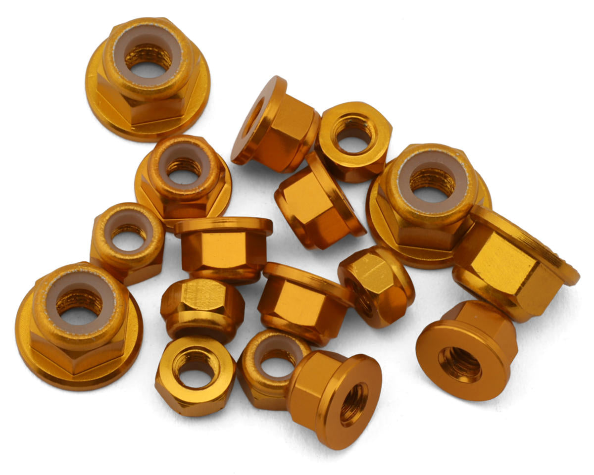 175RC Team Associated RC10B7.1/T7 Aluminum Locknut Kit (Gold) (17)