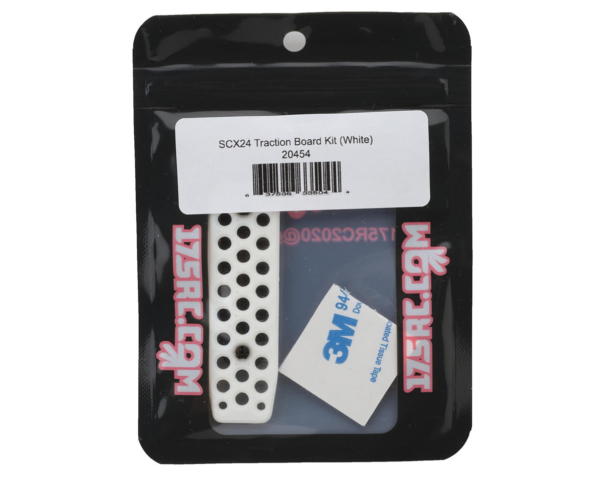 175RC SCX24 Traction Board Kit 1/24 Scale Accessory (White)