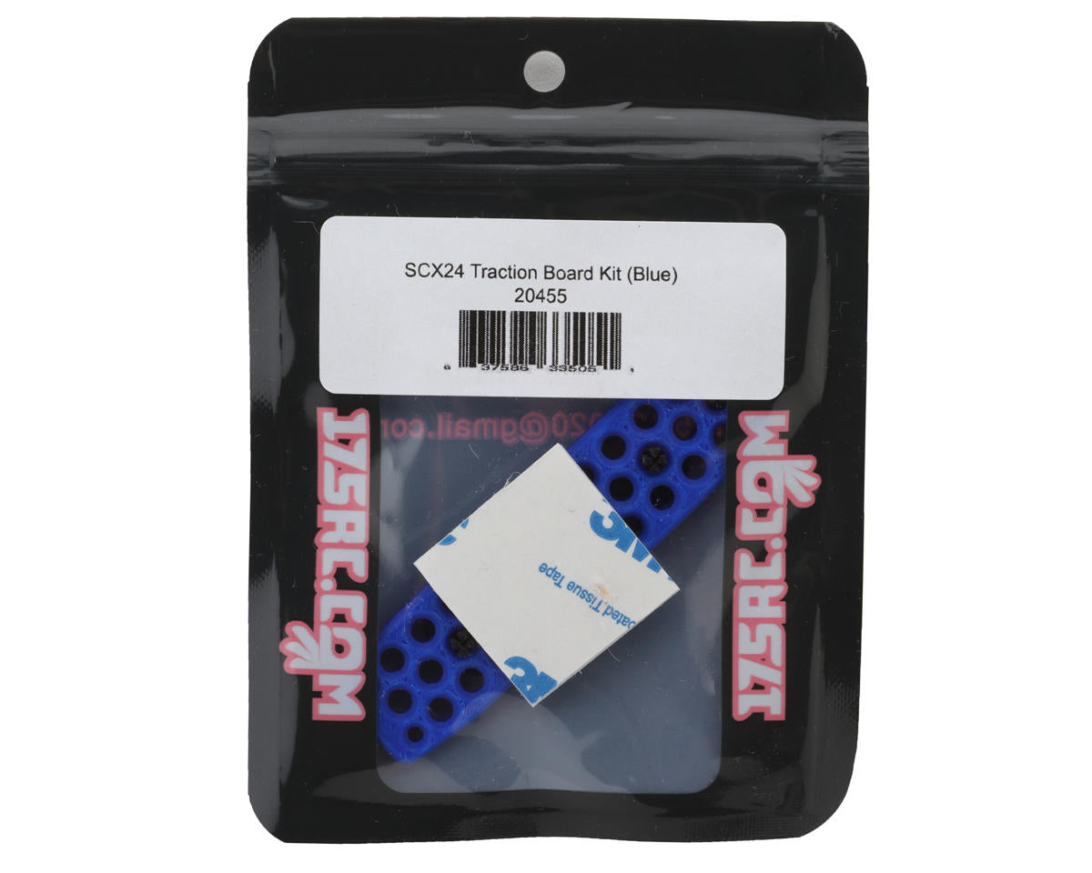 175RC SCX24 Traction Board Kit 1/24 Scale Accessory (Blue)
