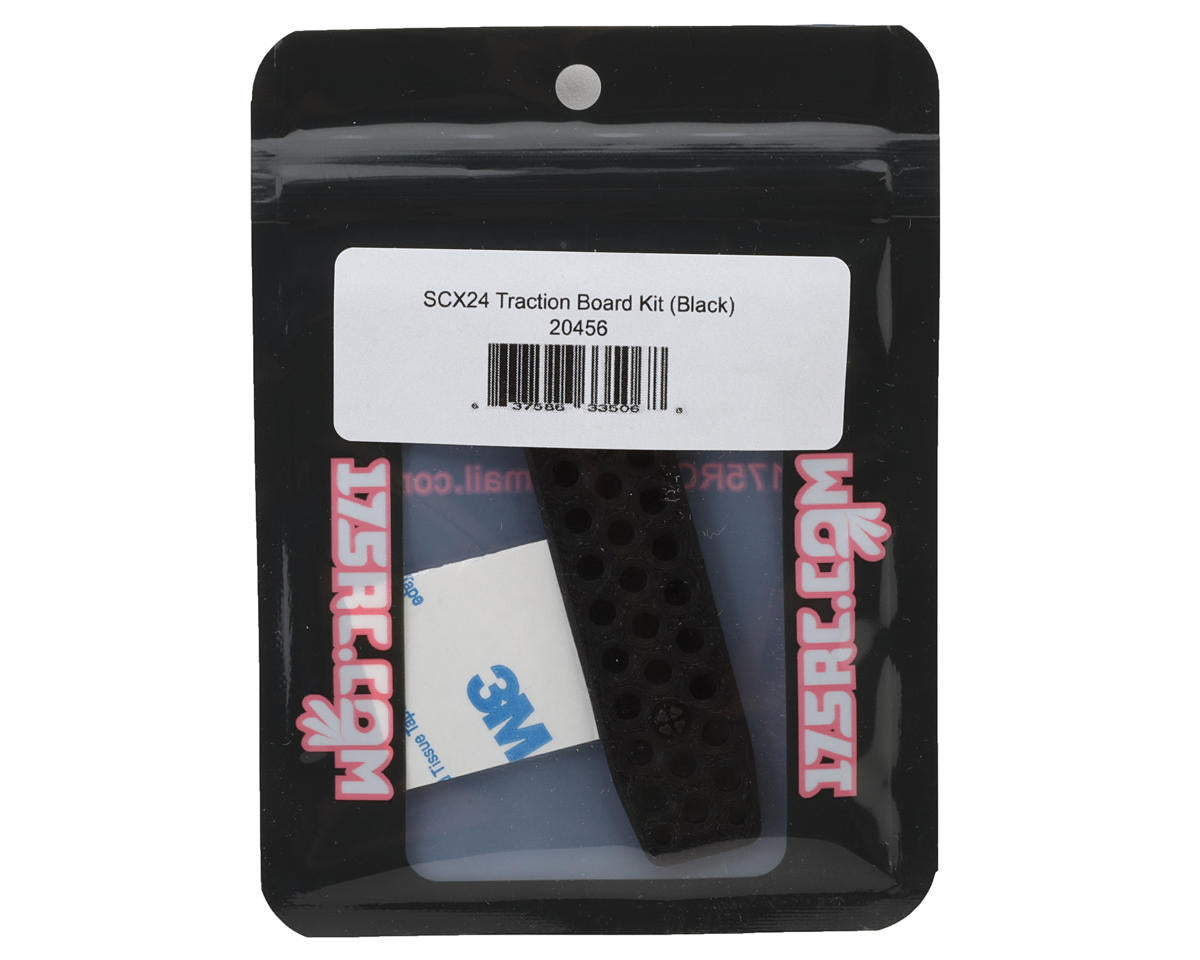 175RC SCX24 Traction Board Kit 1/24 Scale Accessory (Black)