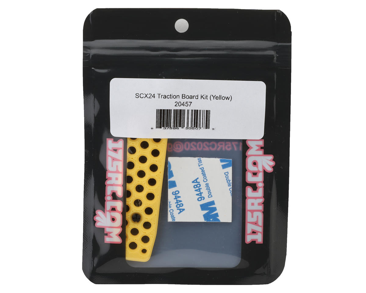 175RC SCX24 Traction Board Kit 1/24 Scale Accessory (Yellow)