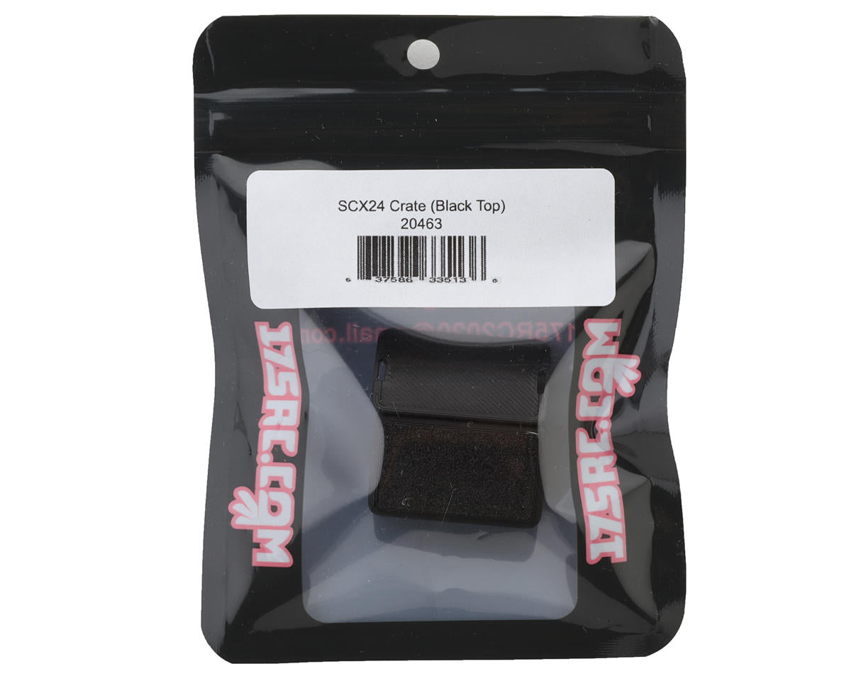 175RC SCX24 Crate 1/24 Scale Accessory (Black Top)