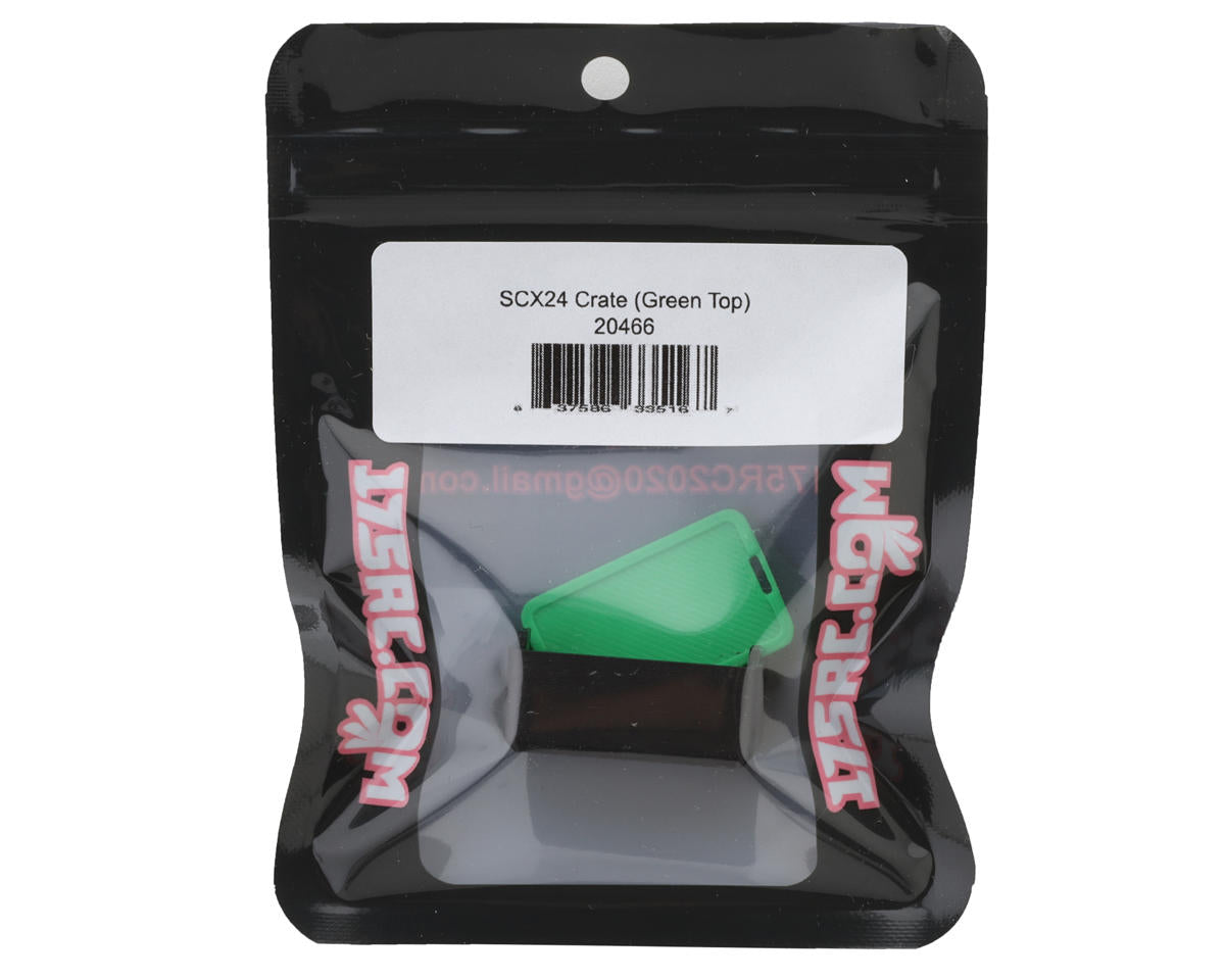 175RC SCX24 Crate 1/24 Scale Accessory (Green Top)
