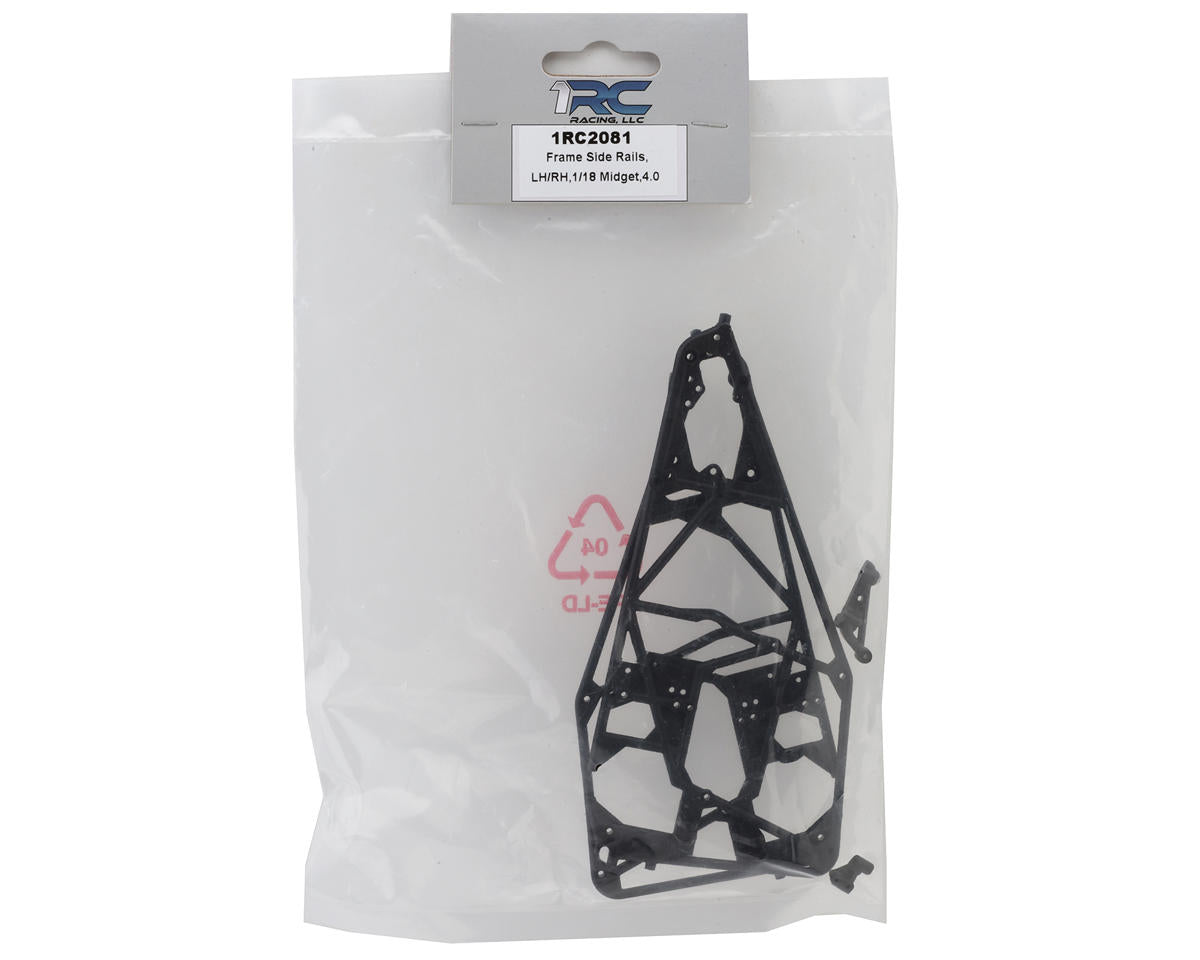 1RC Racing 1/18 Midget 4.0 Frame Sides Set w/Shock Mounts