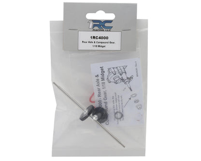 1RC Racing 1/18 Midget Rear Axle & Compound Gear Set