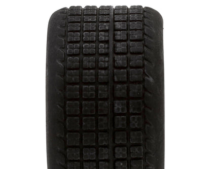 1RC Racing Pre-Mounted 1/18 Midget Hoosier Tires (Black) (4) (F/R) (Soft)