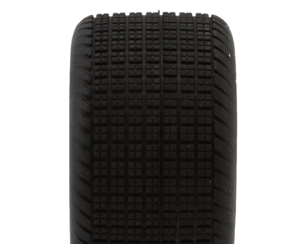 1RC Racing 1/18 Pre-Mounted Hoosier Sprint Tires (Black) (4) (Front & Rear)