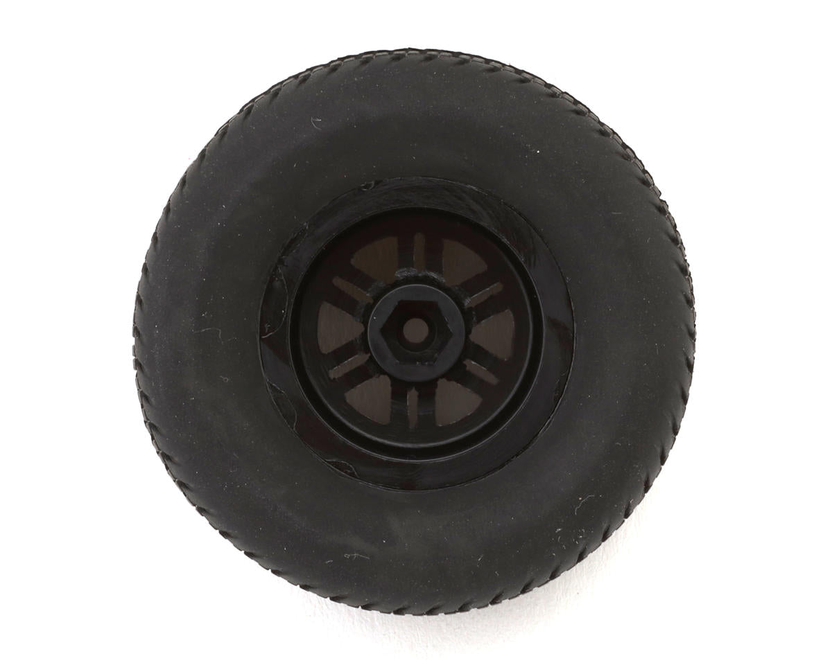 1RC Racing 1/18 Pre-Mounted Hoosier Sprint Tires (Black) (4) (Front & Rear)
