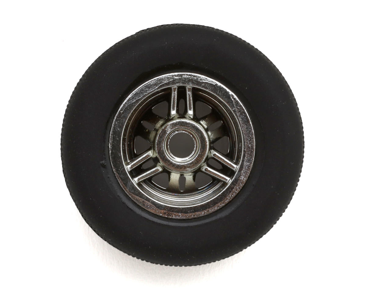 1RC Racing Pre-Mounted 1/18 Super Modified Hoosier Tires (Chrome) (4) (F/R)