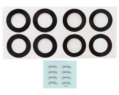 1RC Racing 1/24 Asphalt Late Model Pre-Mounted Tires (Chrome) (4) (Front & Rear)