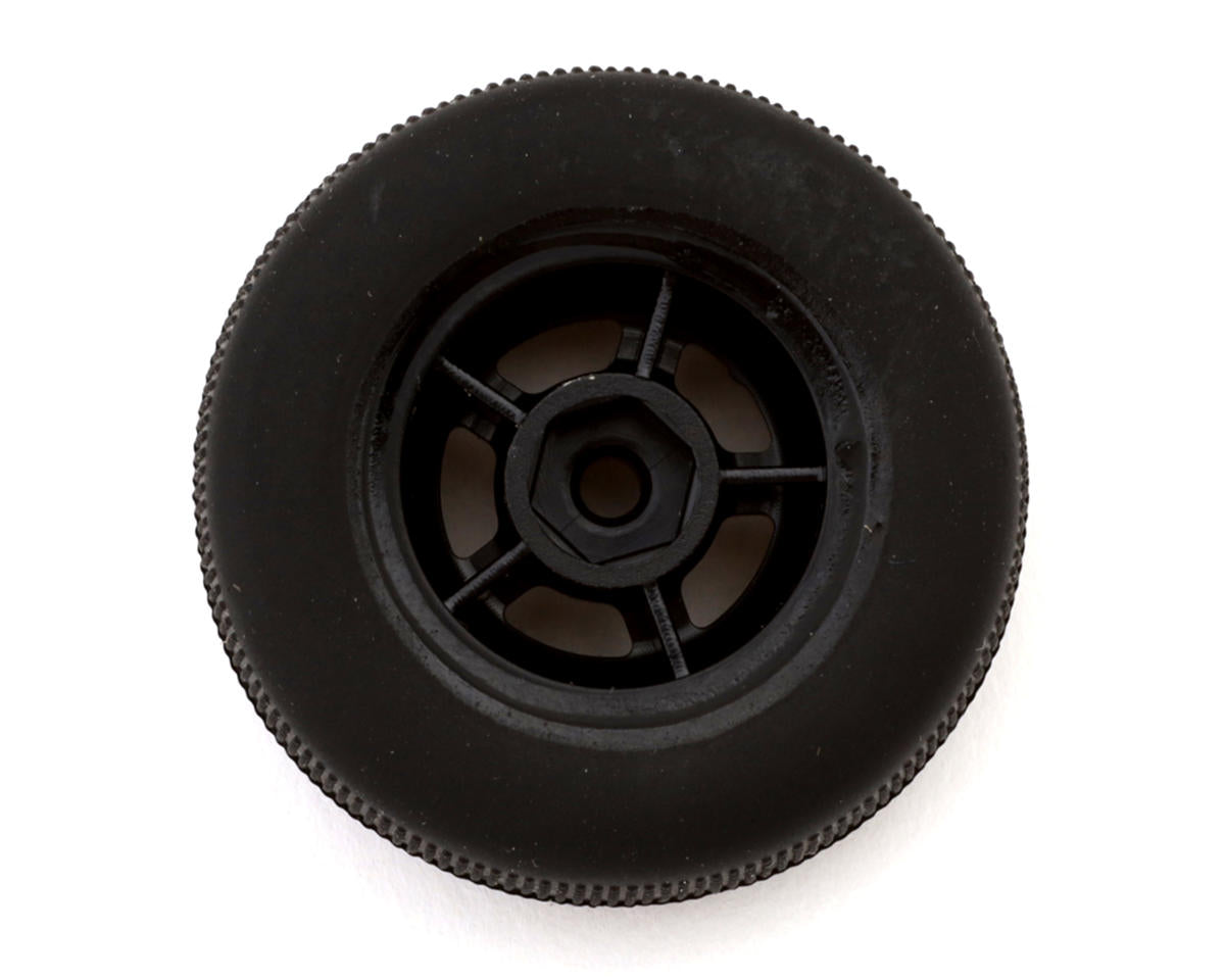 1RC Racing 1/24 Asphalt Late Model Pre-Mounted Tires (Black) (4) (Front & Rear)