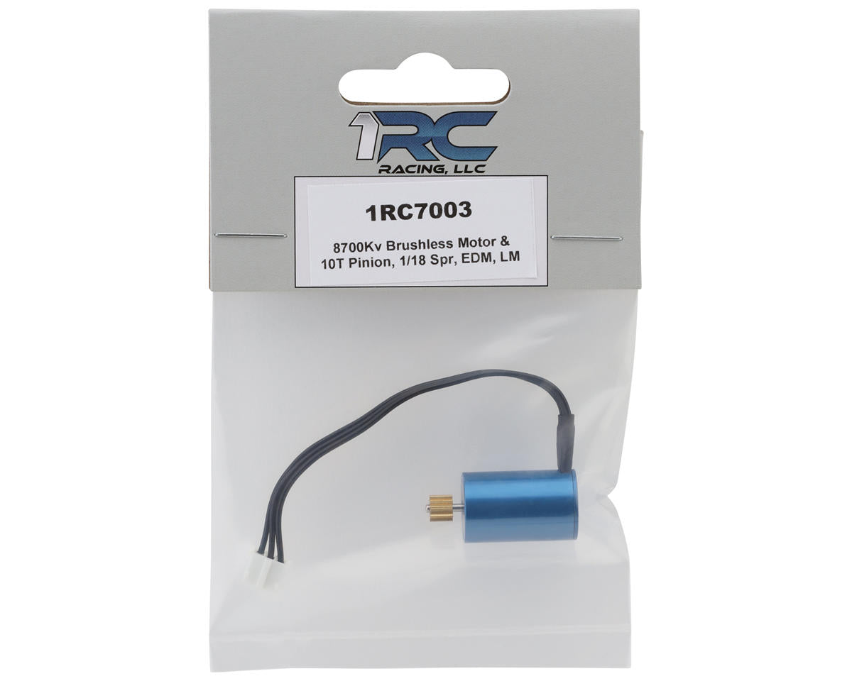 1RC Racing 1/18 Brushless Motor (8700Kv)