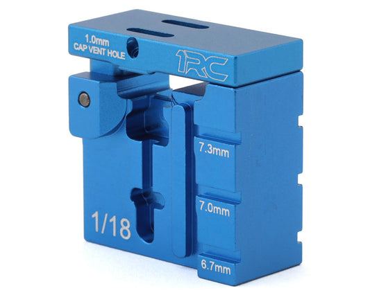 1RC Racing Aluminum Shock Assembly Tool Set (Blue) (2.0)