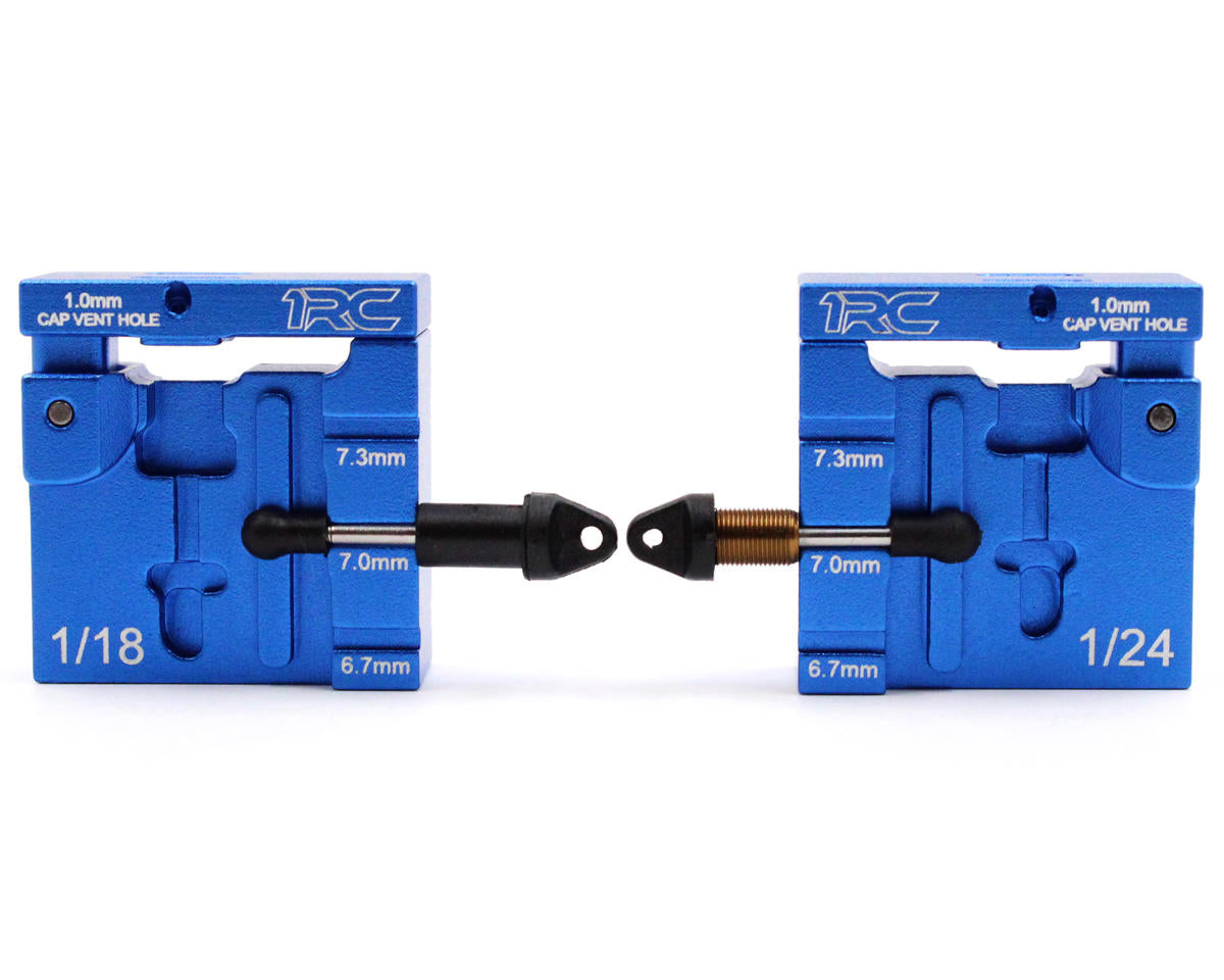 1RC Racing Aluminum Shock Assembly Tool Set (Blue) (2.0)