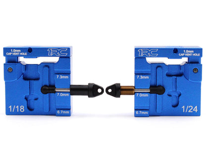 1RC Racing Aluminum Shock Assembly Tool Set (Blue) (2.0)