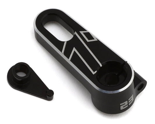 1UP Racing Aluminum HD Adjustable Servo Horn (Black) (15-19mm)