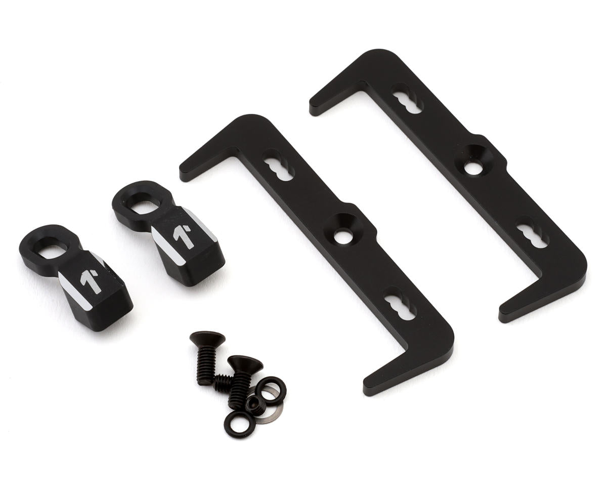 1UP Racing RC10B7/B7D Aluminum LowPro Battery Mount (Black)