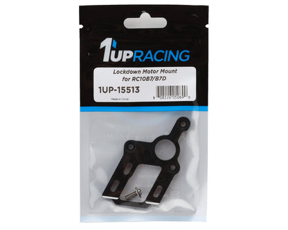 1UP Racing Team Associated RC10B7/B7D Aluminum Lockdown Motor Mount (Black)