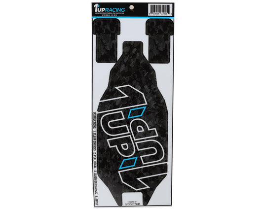1UP Racing Team Associated RC10B6.4 Twin 1UP Outline Logo Chassis