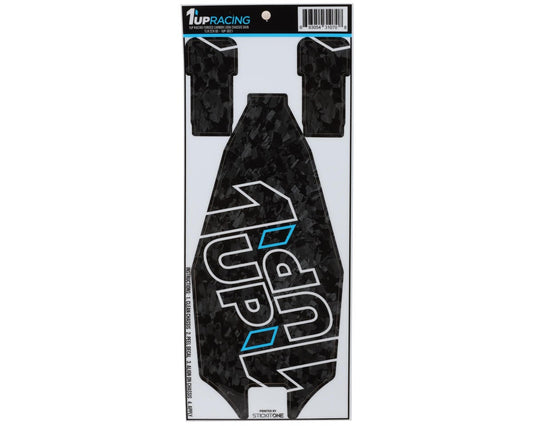 1UP Racing TLR 22X DC Twin 1UP Outline Logo Chassis Protector Sheet