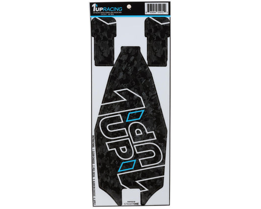 1UP Racing TLR 22X-T Twin 1UP Outline Logo Chassis Protector Sheet