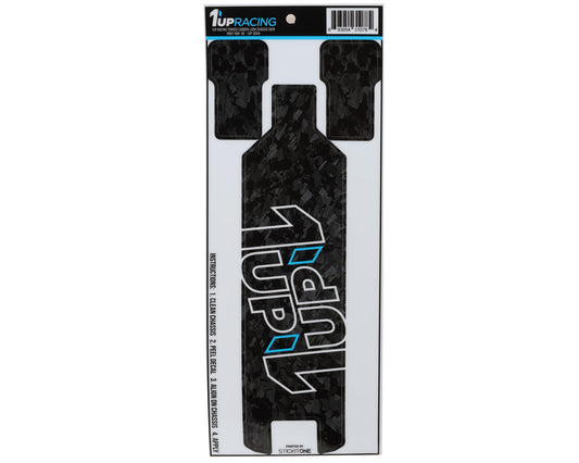 1UP Racing XRAY XB4 Twin 1UP Outline Logo Chassis Protector Sheet