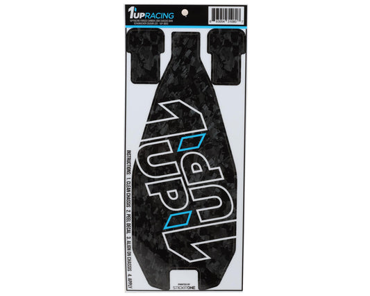 1UP Racing Schumacher Cougar LD3 Twin 1UP Outline Logo Chassis Protector Sheet