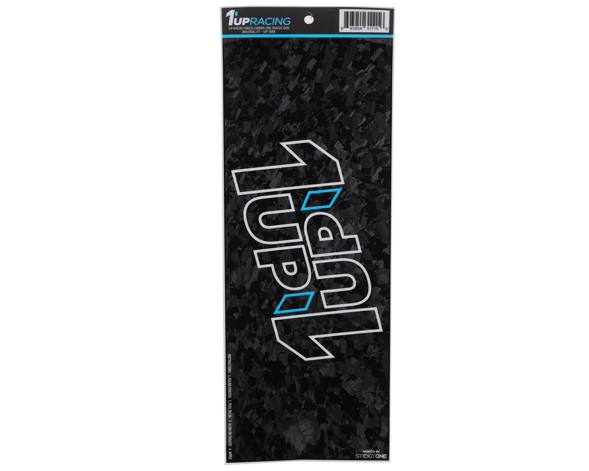 1UP Racing Universal Twin 1UP Outline Logo Chassis Protector Sheet