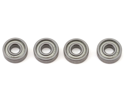 1UP Racing 5x13x4mm Cv2 Pro Ball Bearings Set (Chrome) (4)