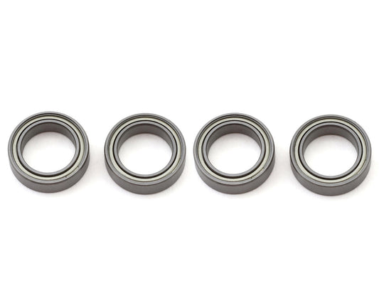 1UP Racing 10x15x4mm Cv2 Pro Ball Bearings Set (Chrome) (4)