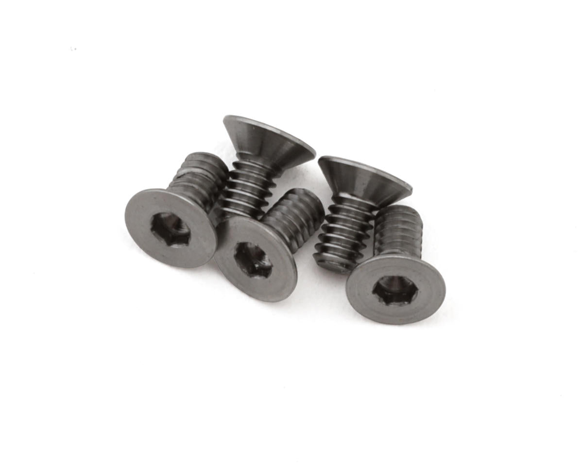 1UP Racing 2mm Titanium Pro Duty Flat Head Screws (5) (2x3mm)